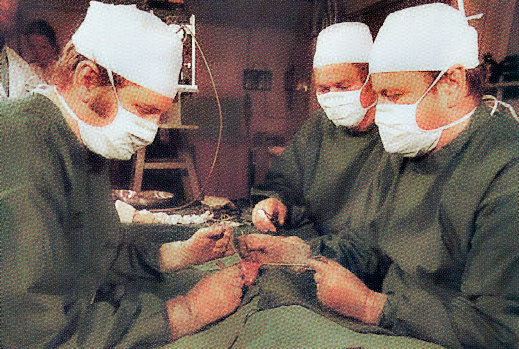 Experiment im Laserlabor Neuherberg (ca. 1974)